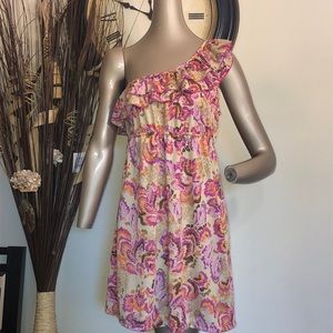 💜Ladies colorful one shoulder blouse💜